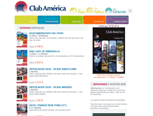 Tablet Screenshot of club-america.com